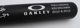 Pablo Sandoval Autographed Oakley Bat San Francisco Giants "WS Champs 10/12" Beckett BAS QR #BU87132