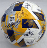 Seattle Sounders Autographed 2021 Match Used Adidas Soccer Ball Signed by 16 Players Including Stefan Frei Fanatics Holo #AA0128540