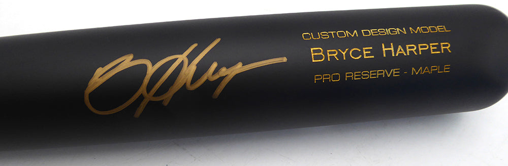 Bryce Harper Autographed Victus Game Model Bat Philadelphia Phillies MLB Holo #YP739008