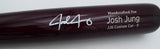 Josh Jung Autographed Marucci Player Model Bat Texas Rangers Beckett BAS #1W97421