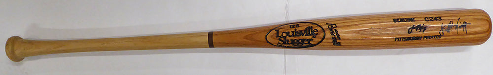 Jeff King Autographed Game Issued Louisville Slugger C243 Bat Pittsburgh Pirates SKU #261662