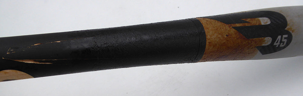 Omar Narvaez Unsigned Game Used B45 Bat Seattle Mariners MLB Holo #JD158943