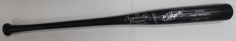 Kirby Puckett Autographed Louisville Slugger Game Model Bat Minnesota Twins JSA #ZZ91439