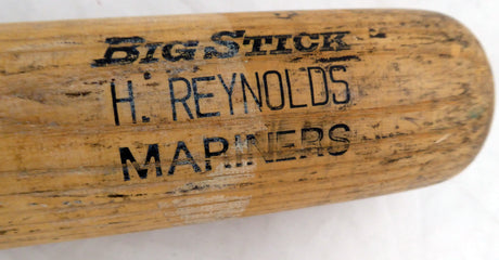 Harold Reynolds Unsigned Seattle Mariners Blonde Rawlings Big Stick 1991 Game Used Bat SKU #214046