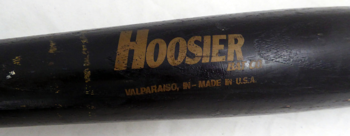 Joey Cora Autographed Black Hoosier Game Used Bat Seattle Mariners Uncracked SKU #214053