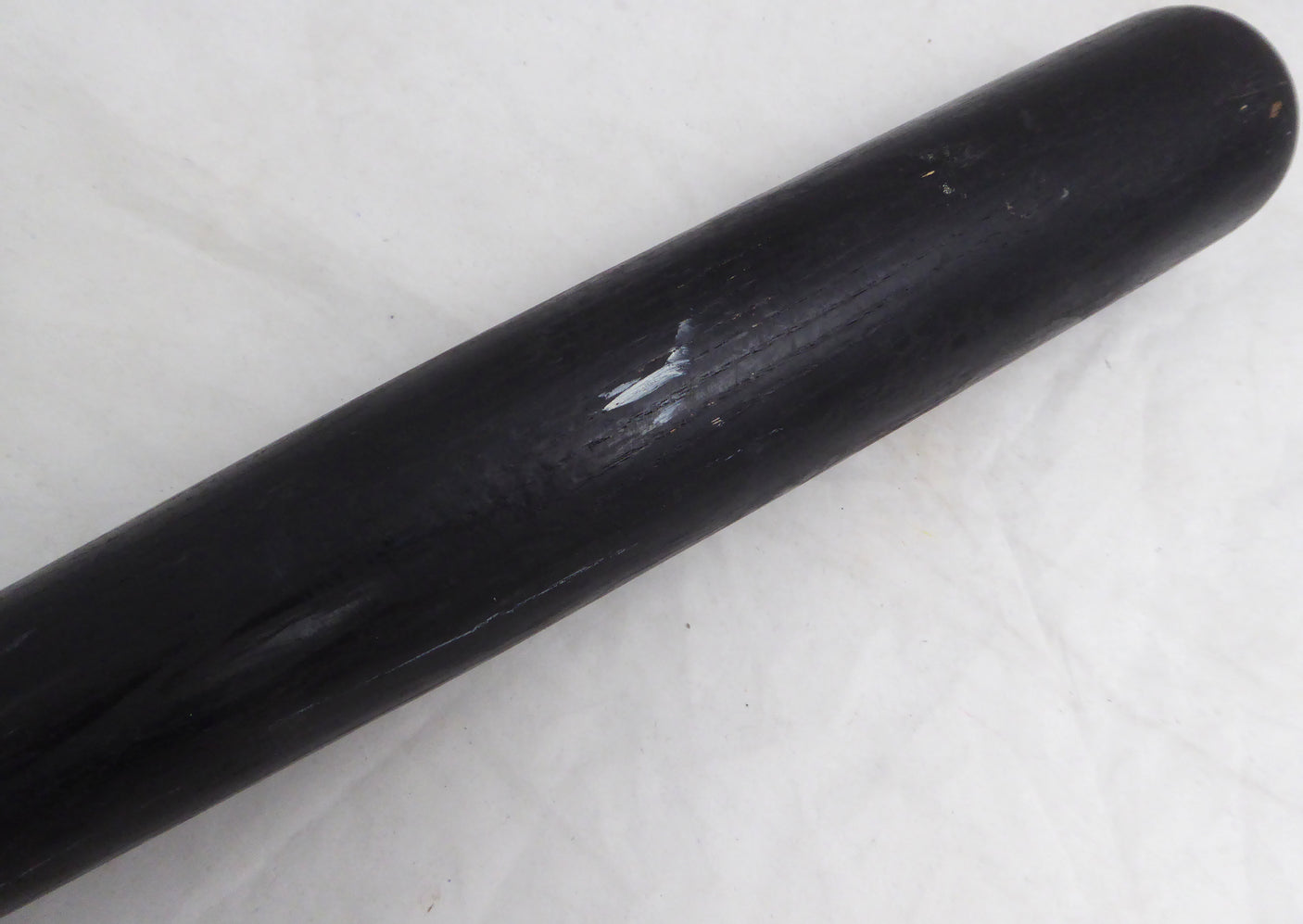 Pete O'Brien Autographed Black Louisville Slugger S2 Game Used Bat Seattle Mariners Cracked SKU #214054