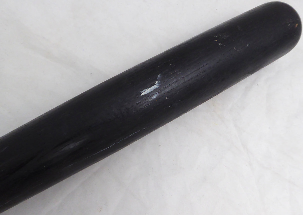Pete O'Brien Autographed Black Louisville Slugger S2 Game Used Bat Seattle Mariners Cracked SKU #214054