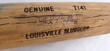 Phil Bradley Unsigned Seattle Mariners Blonde Louisville Slugger T141 Game Used Bat Cracked SKU #214061