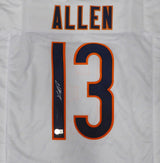 Chicago Bears Keenan Allen Autographed White Jersey Beckett BAS QR #1W533843