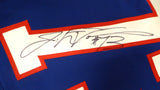New Orleans Saints Jahri Evans Autographed Blue Nike Game Issued Jersey 2013 Pro Bowl Beckett BAS #E95692