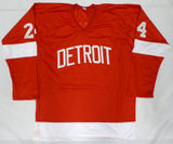 Chicago Black Hawks Chris Chelios Autographed Red Jersey Beckett BAS QR #BR49244