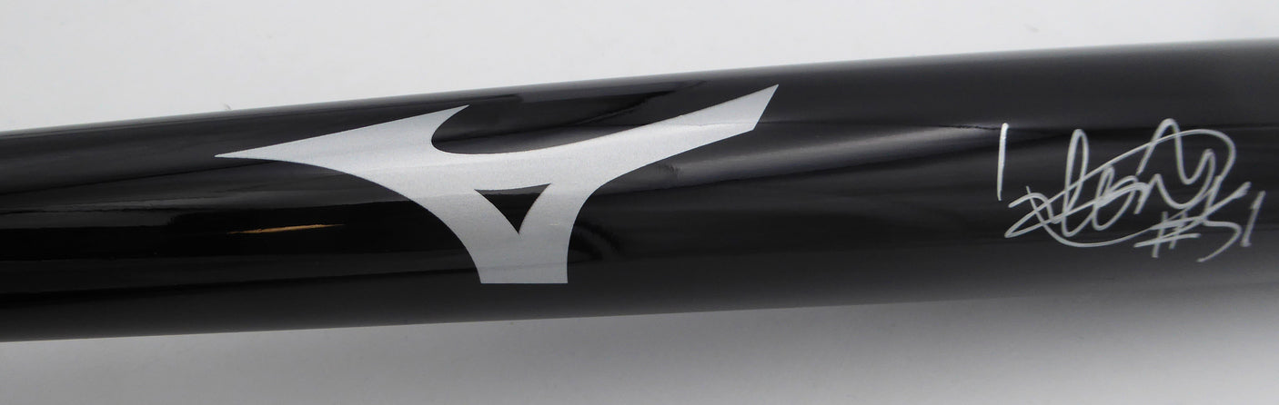 Ichiro Suzuki Autographed Black Player Model Mizuno Bat Seattle Mariners "#51 & HOF 25" Beckett BAS QR #2W517205