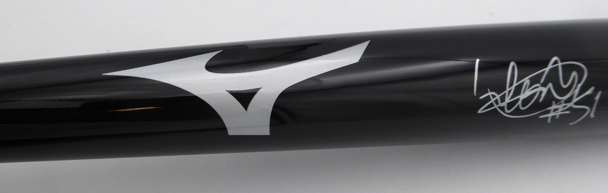 Ichiro Suzuki Autographed Black Player Model Mizuno Bat Seattle Mariners "#51 & HOF 25" Beckett BAS QR #2W517205