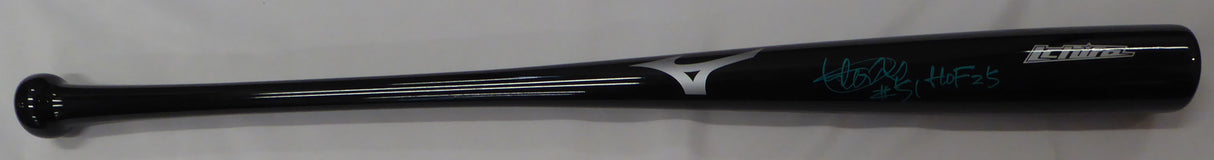 Ichiro Suzuki Autographed Black Player Model Mizuno Bat Seattle Mariners "#51 & HOF 25" Beckett BAS QR #2W517206
