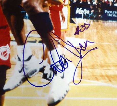Antonio Davis Autographed 16x20 Photo Indiana Pacers Beckett BAS QR #BH041854