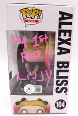 Alexis Bliss Autographed Funko POP Vinyl Figurine "My 1st POP Lilly" Beckett BAS QR #WU23259