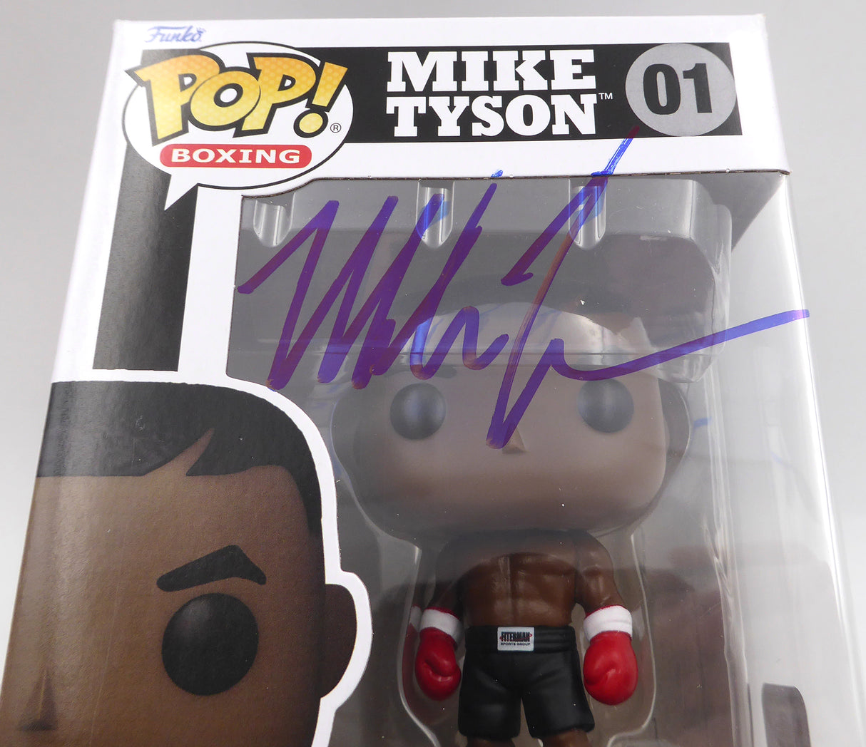 Mike Tyson Autographed Funko POP Vinyl Figurine Beckett BAS QR #BE12343