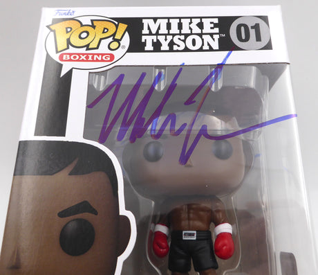 Mike Tyson Autographed Funko POP Vinyl Figurine Beckett BAS QR #BE12343