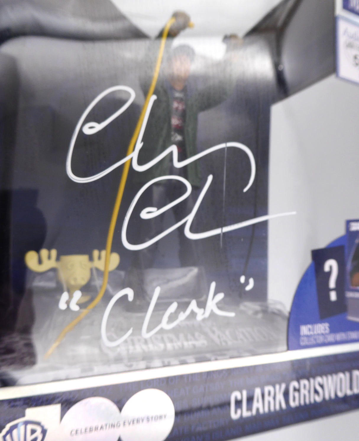 Chevy Chase Autographed McFarlane Toys Movie Maniacs Action Figure Christmas Vacation "Clark" Beckett BAS QR #AD34139