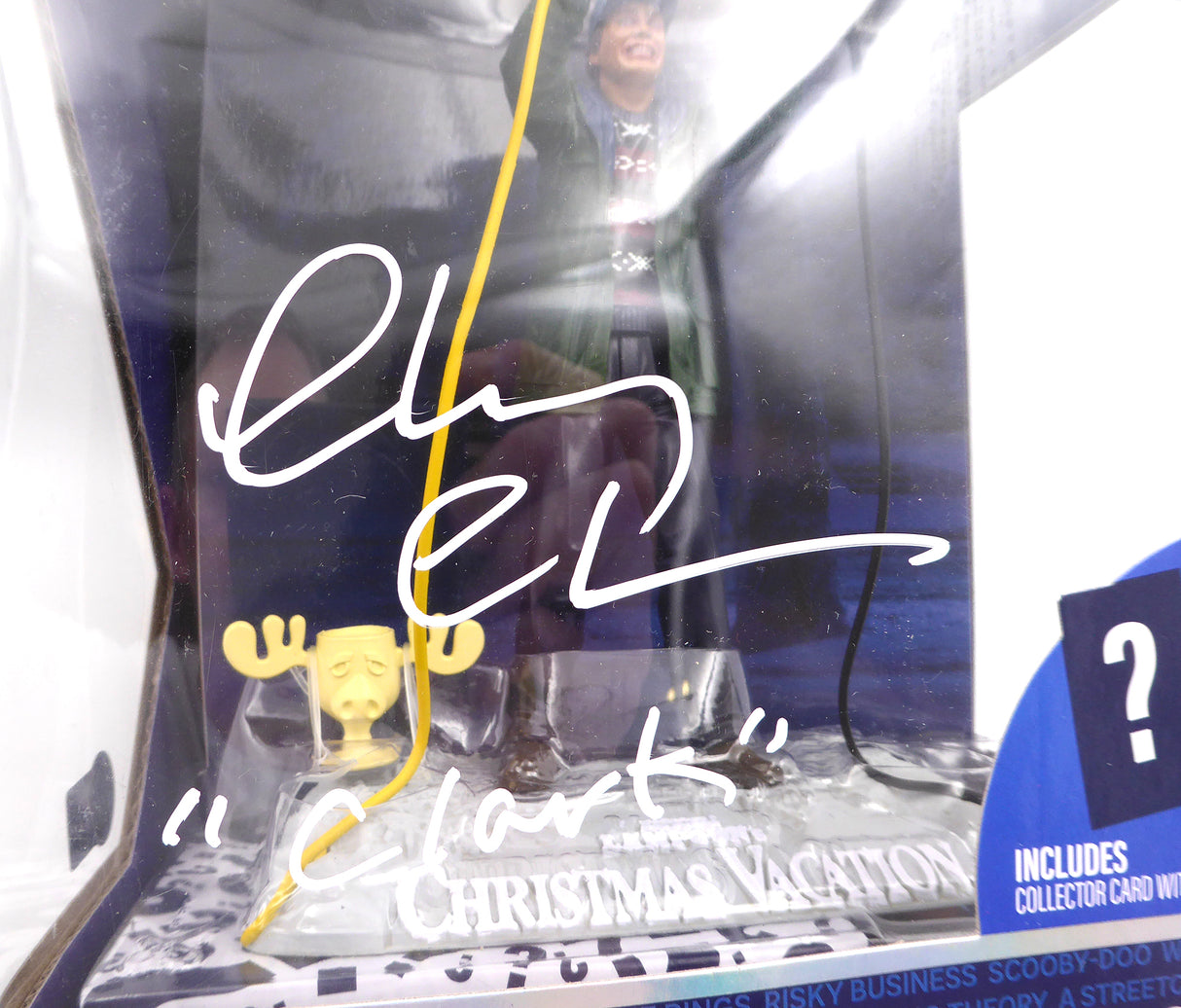 Chevy Chase Autographed McFarlane Toys Movie Maniacs Action Figure Christmas Vacation "Clark" Beckett BAS QR #AD34132