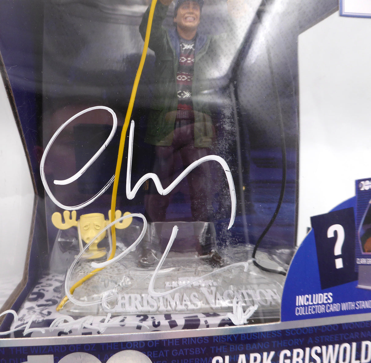 Chevy Chase Autographed McFarlane Toys Movie Maniacs Action Figure Christmas Vacation "Clark" Beckett BAS QR #AD74299