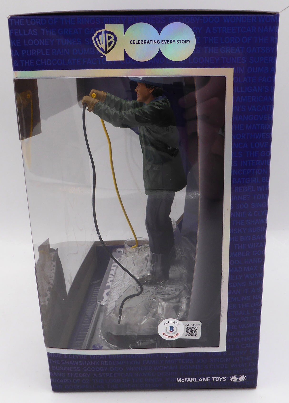 Chevy Chase Autographed McFarlane Toys Movie Maniacs Action Figure Christmas Vacation "Clark" Beckett BAS QR #AD74299