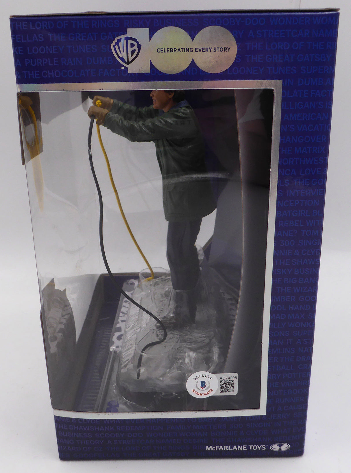 Chevy Chase Autographed McFarlane Toys Movie Maniacs Action Figure Christmas Vacation "Clark" Beckett BAS QR #AD74298