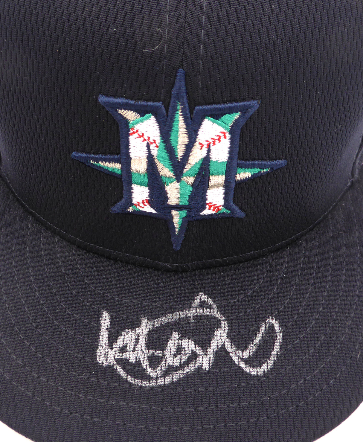 Ichiro Suzuki Autographed Hat Seattle Mariners IS Holo SKU #225874