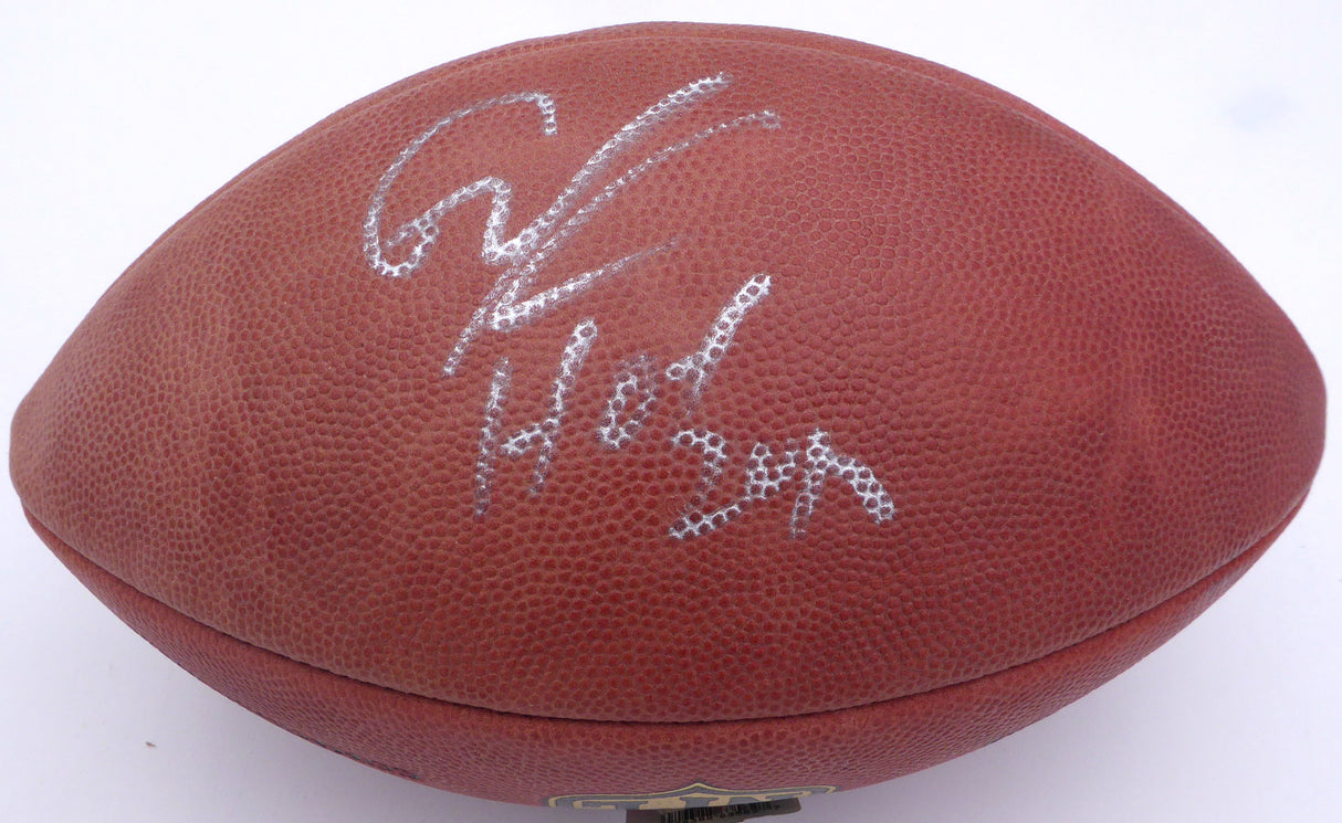 Cortez Kennedy Autographed Football Seattle Seahawks "HOF 2012" (Light Signature) Beckett BAS QR #BM00062