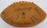 1977 Oakland Raiders Autographed Football With 40 Signatures Including John Madden Beckett BAS QR #AD40716