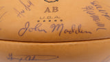 1977 Oakland Raiders Autographed Football With 40 Signatures Including John Madden Beckett BAS QR #AD40716
