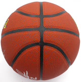 John Stockton Autographed Basketball Utah Jazz (Smudged) Beckett BAS QR #1W271705
