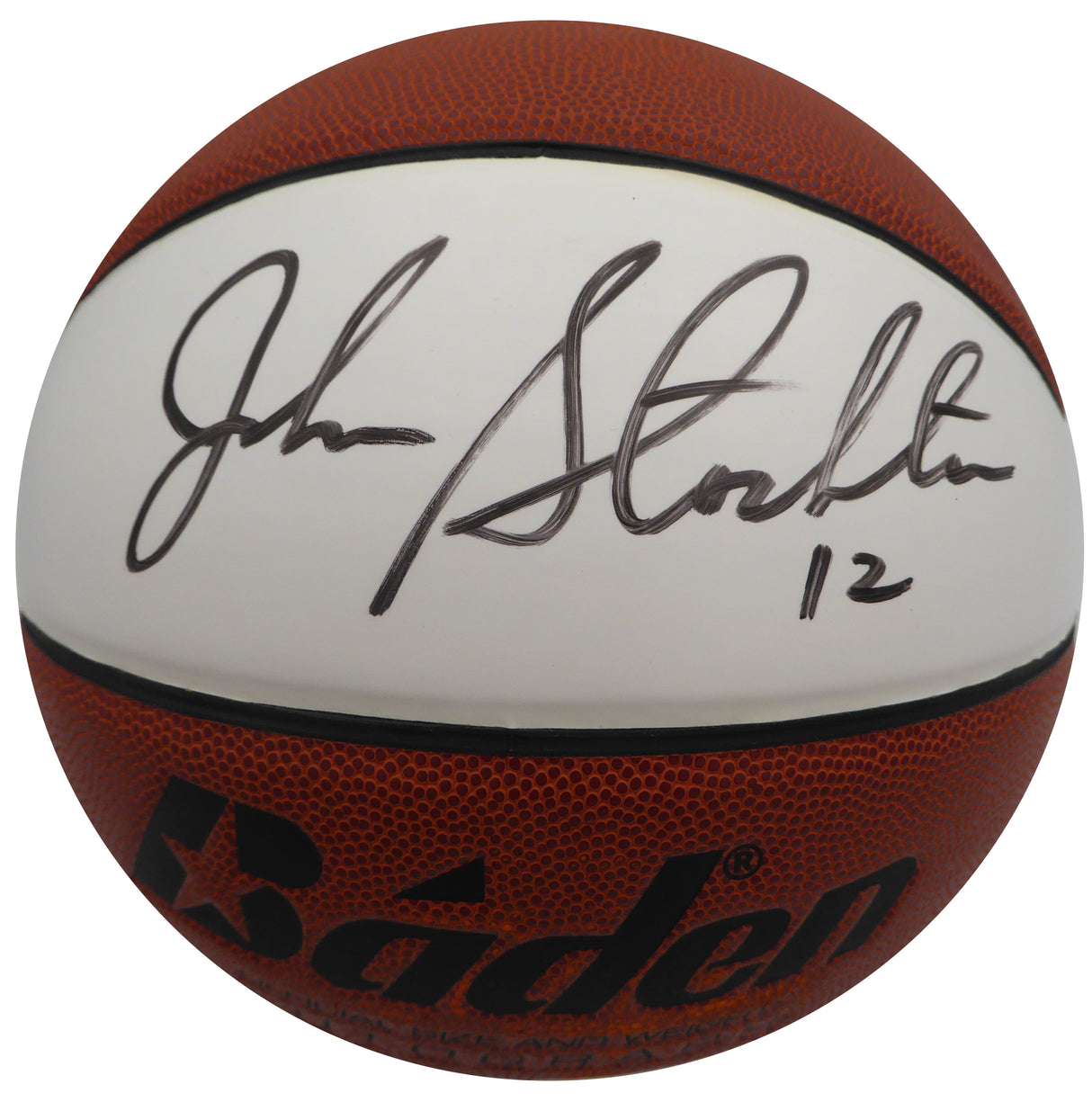 John Stockton Autographed Basketball Utah Jazz Beckett BAS #AC98286