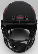 Nico Collins Autographed Eclipse Black Full Size Replica Helmet Houston Texans Beckett (Scratches) BAS QR #1W433072