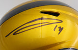 George Pickens Autographed Flash Yellow Full Size Replica Helmet Pittsburgh Steelers JSA #AS64677