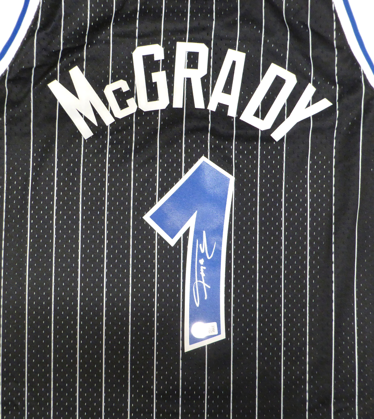 Orlando Magic Tracy McGrady Autographed Black Authentic 2003-04 Mitchell & Ness Jersey Size XXL Beckett BAS QR #W619933