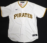 Pittsburgh Pirates Oneil Cruz Autographed White Nike Jersey Size L "MLB Debut 10-2-21" Beckett BAS QR #BH038511
