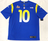 Los Angeles Rams Cooper Kupp Autographed Blue Nike Jersey Size XL Fanatics Holo #B504920