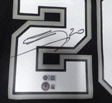 San Antonio Spurs Manu Ginobili Autographed Black 2002-03 Mitchell & Ness Jersey Beckett BAS QR #W223105