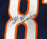 Chicago Bears Willie Gault Autographed Blue Jersey "SB XX Champs" Beckett BAS QR #W777683