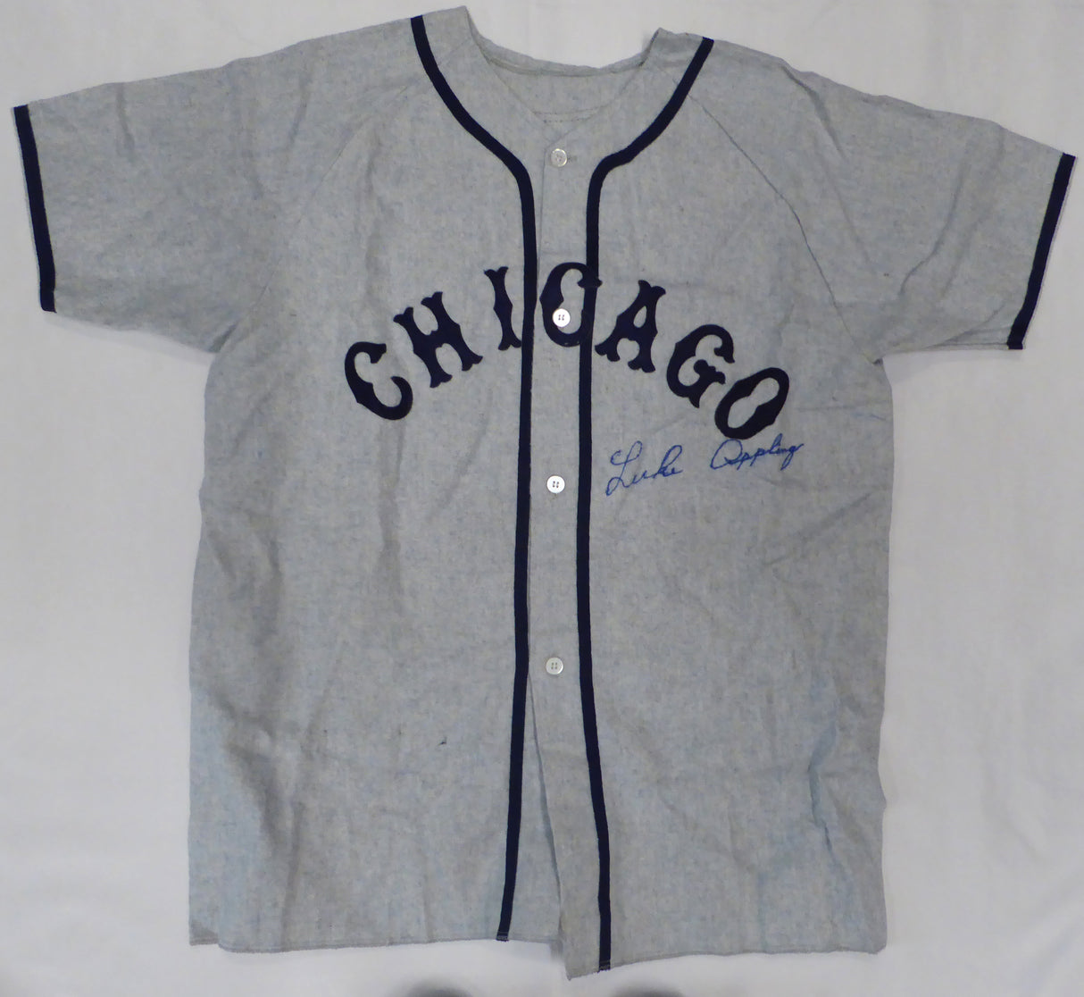 Chicago White Sox Luke Appling Autographed Gray Jersey JSA #YY37505