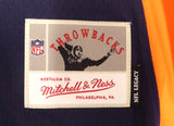 Denver Broncos John Elway Autographed Blue Woman's Mitchell & Ness Jersey Size 44 Beckett BAS QR #W150691
