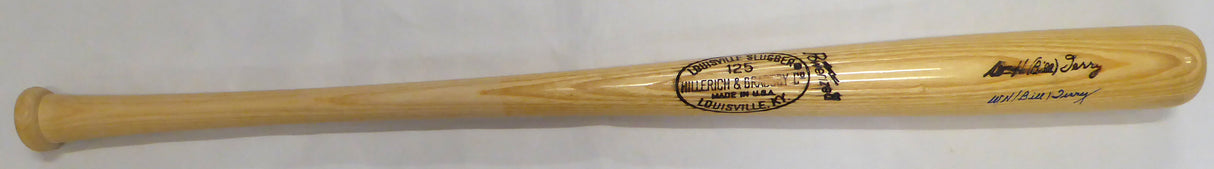 Will Bill Terry Autographed Blonde Louiville Slugger Bat New York Giants JSA #YY39714