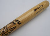 Will Bill Terry Autographed Blonde Louiville Slugger Bat New York Giants JSA #YY39714