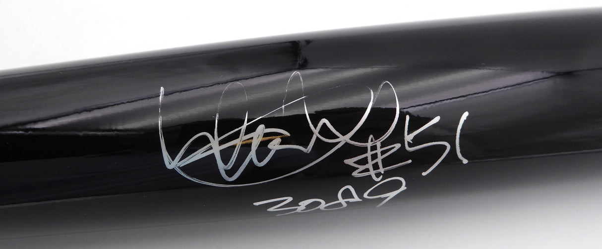 Ichiro Suzuki Autographed Black Mizuno Player Model Bat Seattle Mariners "#51 & 3089" SKU #229067