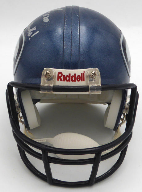 Justin Forsett Autographed Seattle Seahawks Mini Helmet "Go Hawks" MCS Holo #88474
