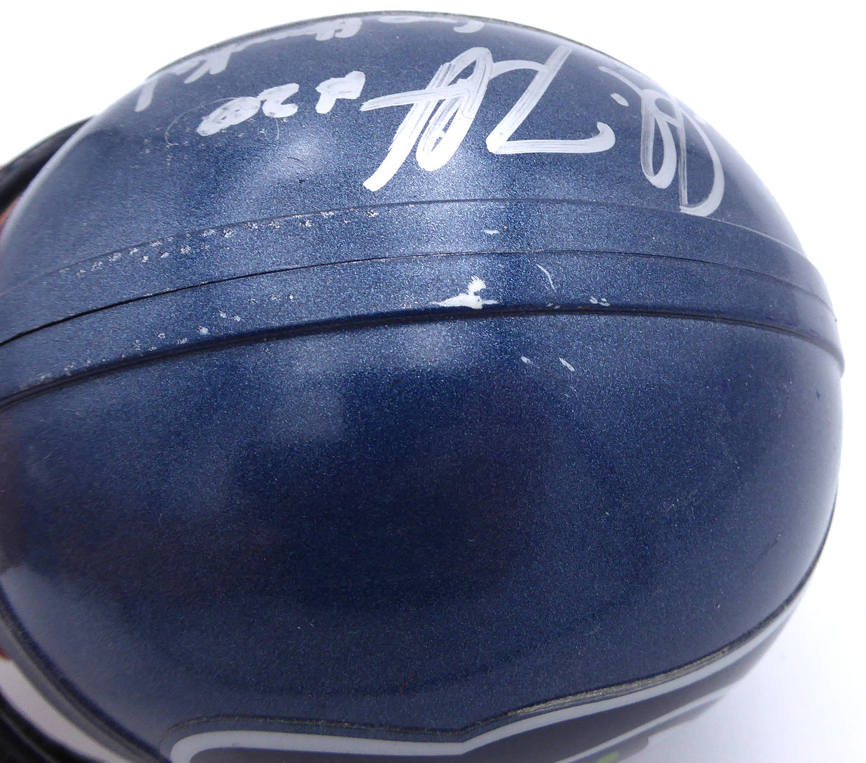 Justin Forsett Autographed Seattle Seahawks Mini Helmet "Go Hawks" MCS Holo #88474