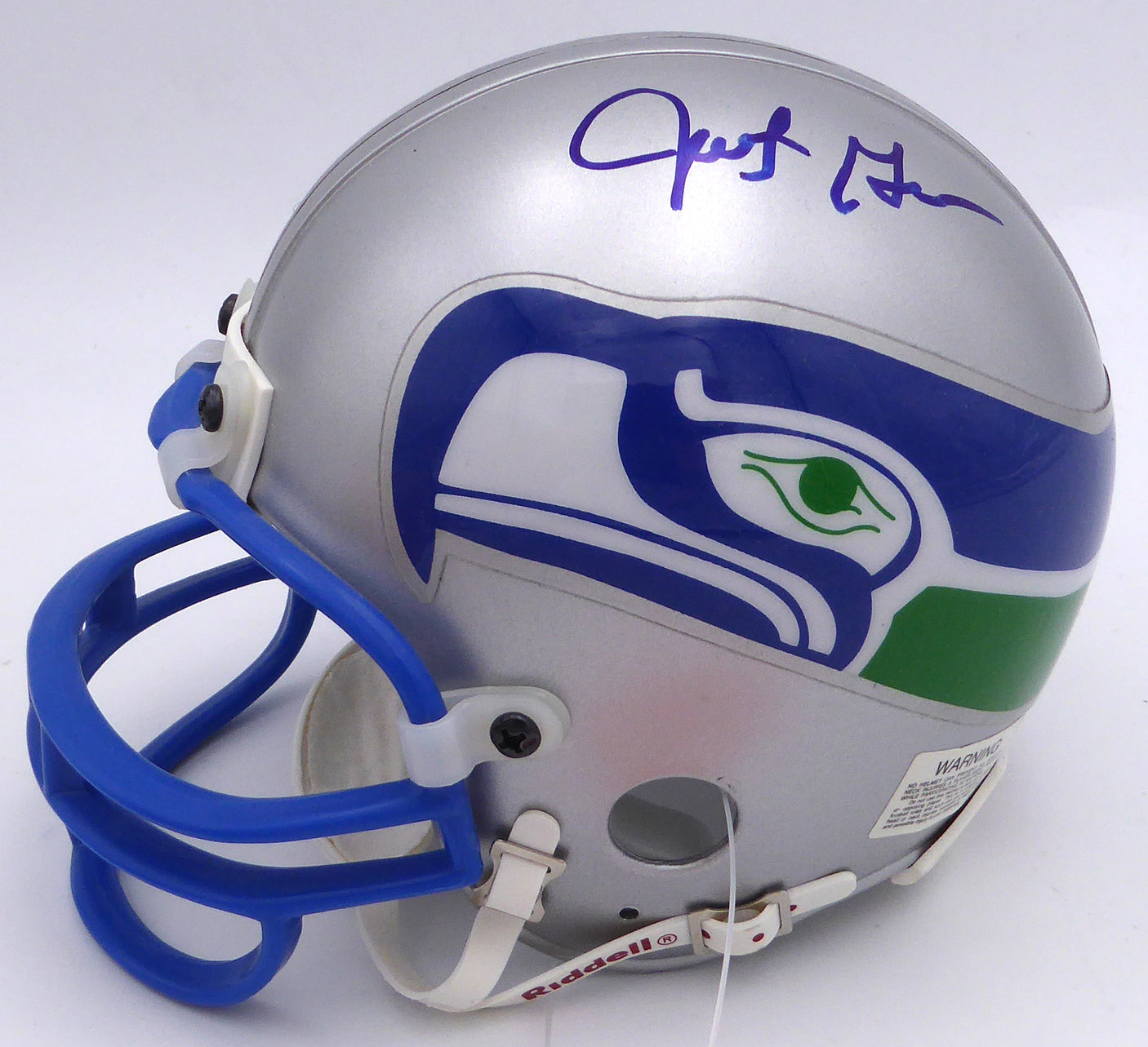 Jacob Green Autographed Seattle Seahawks Mini Helmet MCS Holo #87229