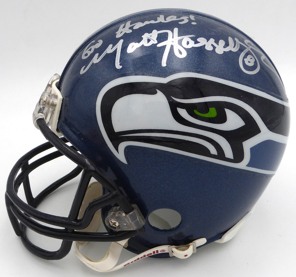 Matt Hasselbeck Autographed Seattle Seahawks Mini Helmet "Go Hawks" MCS Holo #88487