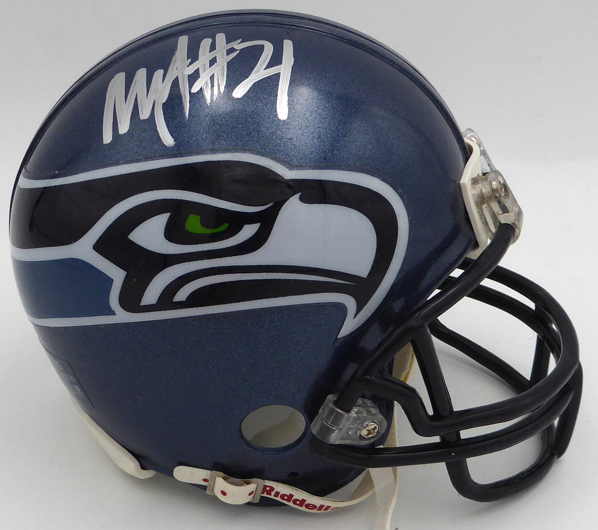 Marshawn Lynch Autographed Seattle Seahawks Mini Helmet ML Holo #12026
